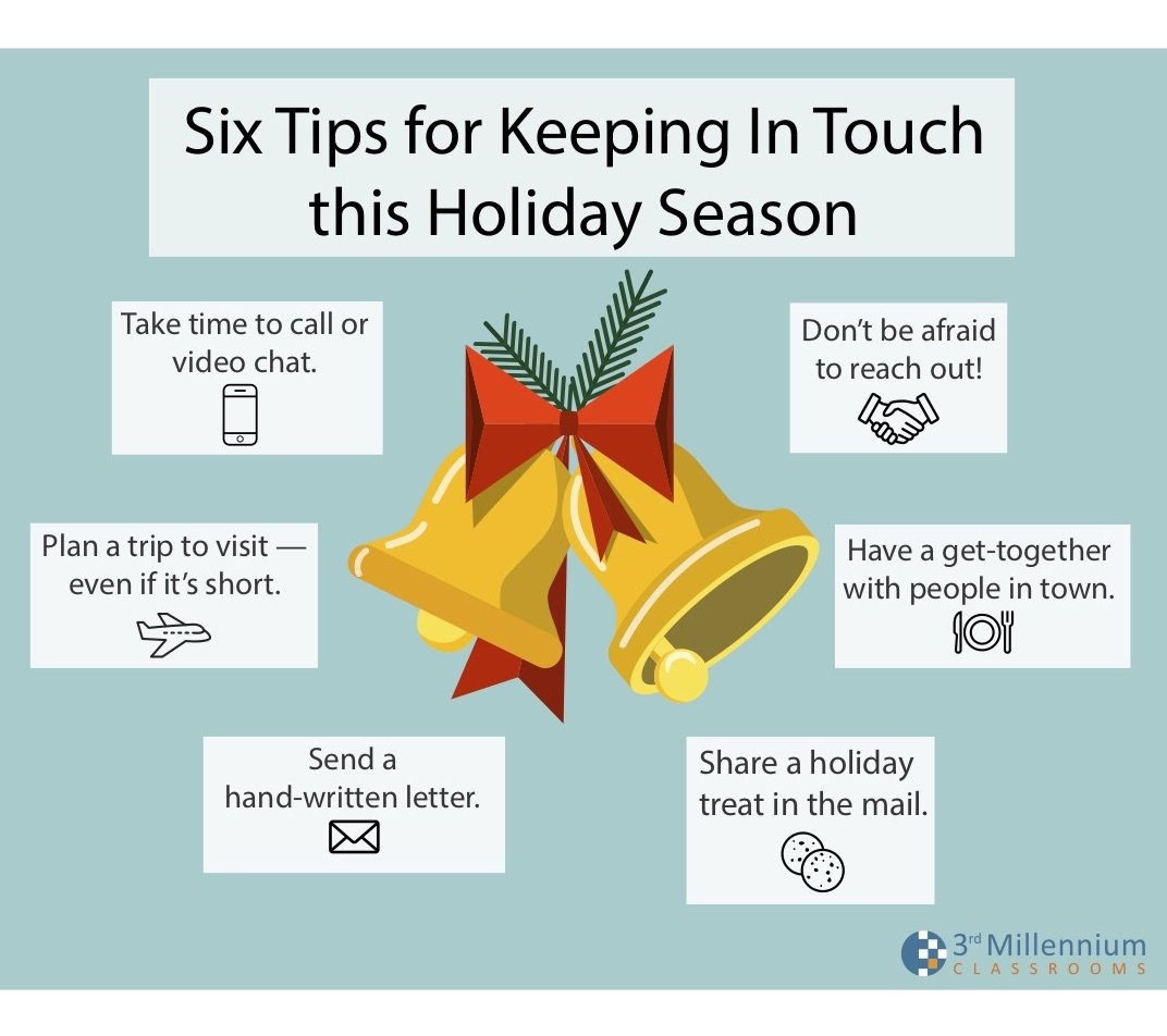 Ways to stay in touch over the holidays